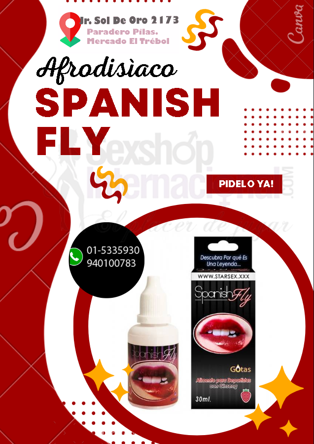 SPANISH FLY AFRODISIACO GOTAS EXCITANTES NATURAL